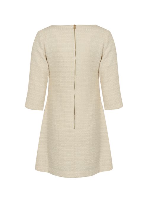 Abito bouclette profili simil pelliccia NO SECRETS | 253NS231LATTE